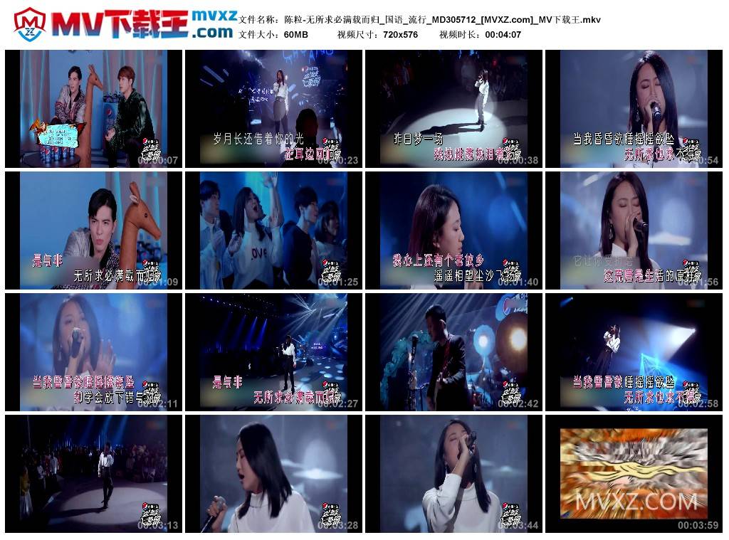 陈粒-无所求必满载而归_国语_流行_MD305712